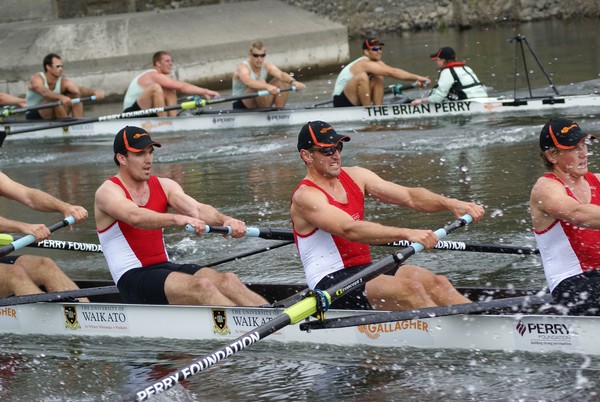 Olympic medallist Nathan Twaddle to the fore as Waikato chase down Cambridge in the dying moments of the 2008 race &#8211; the last time the two Universities clashed. Cambridge came out on top that day.  